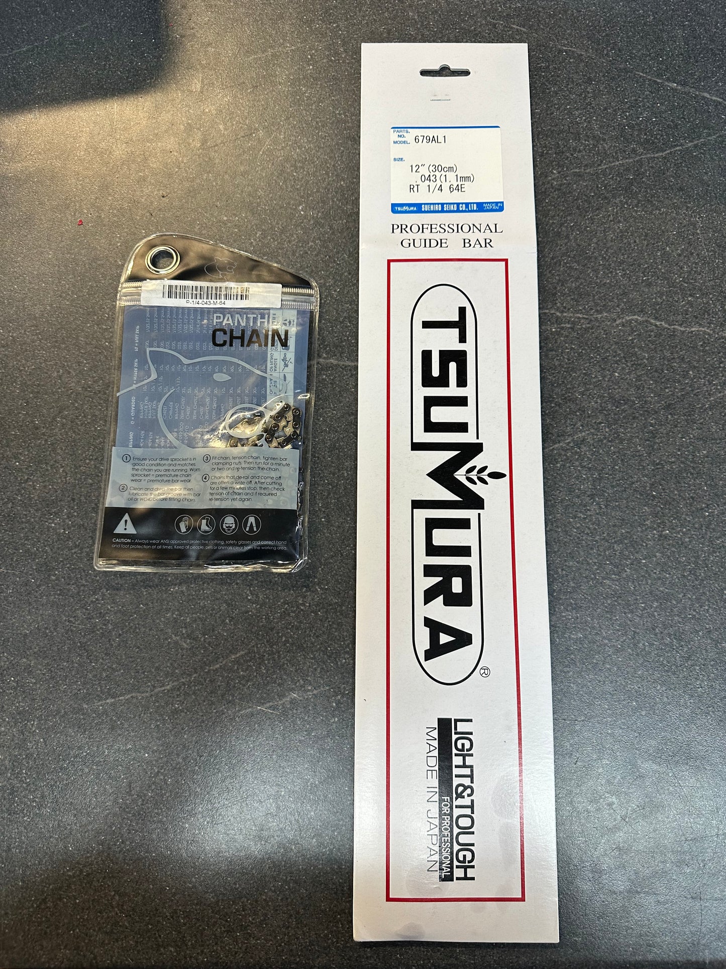 Echo CS2511 12” 1/4 Panther (by Tsumura) bar and chain