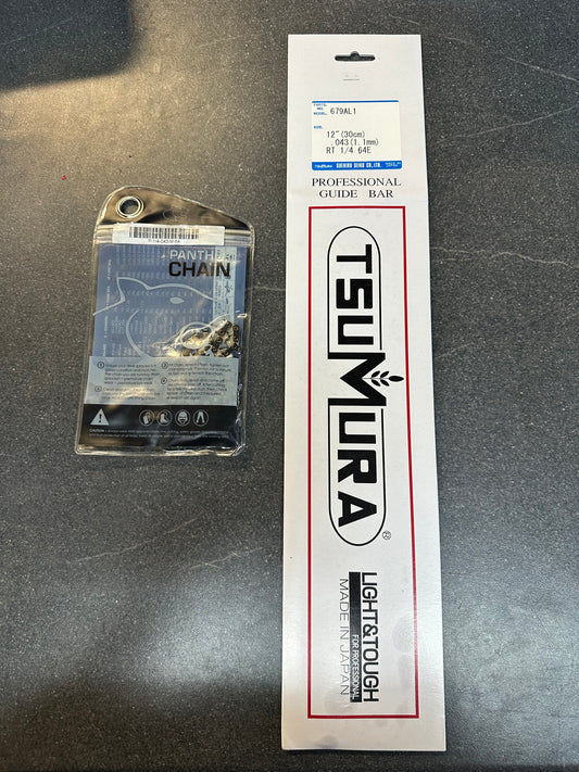 Echo CS2511 12” 1/4 Panther (by Tsumura) bar and chain