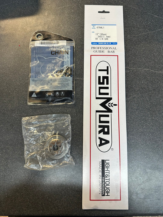 Echo CS2511 12” Panther 1/4 conversion kit