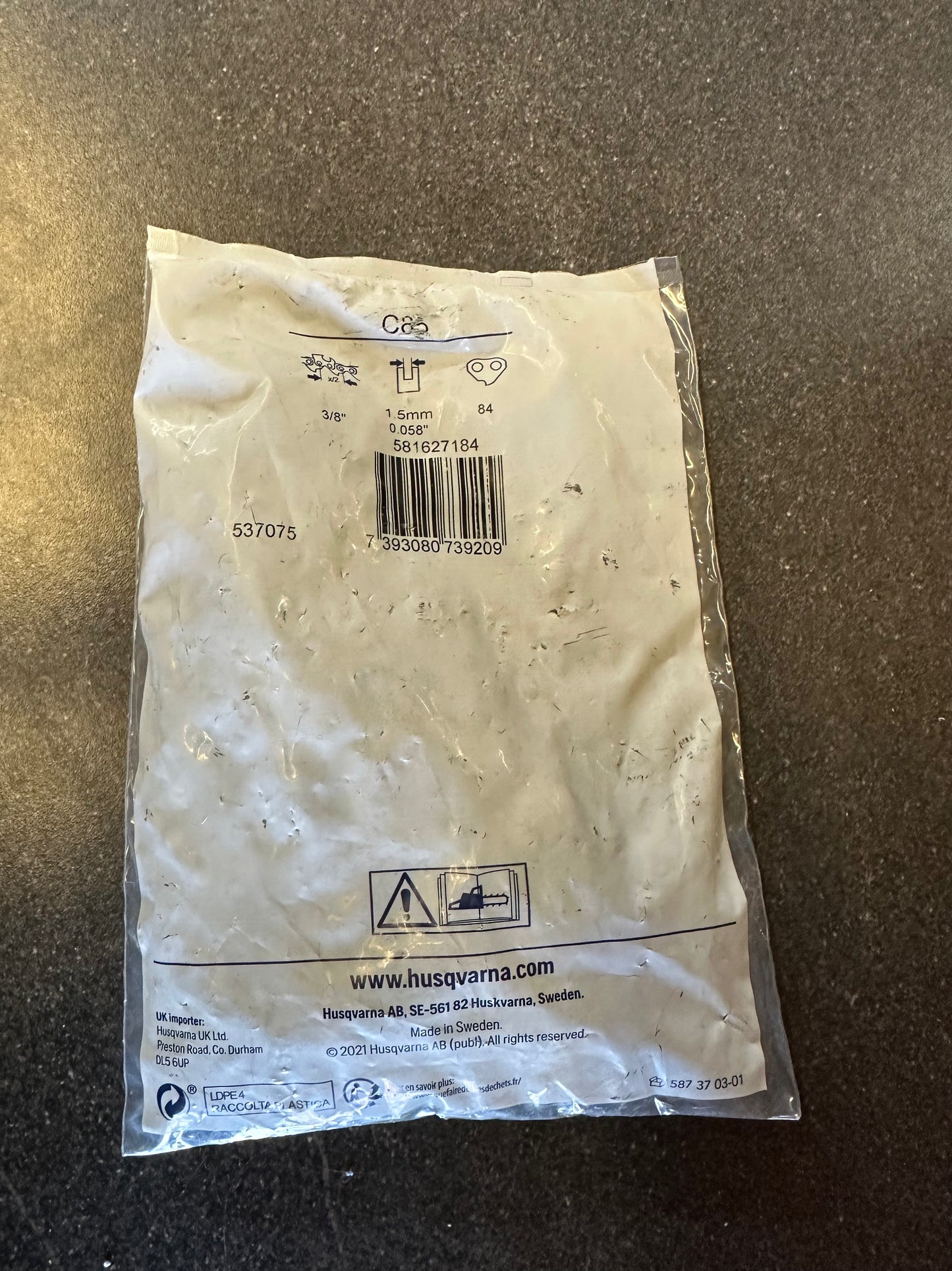 Husqvarna 24” bar and chain combo