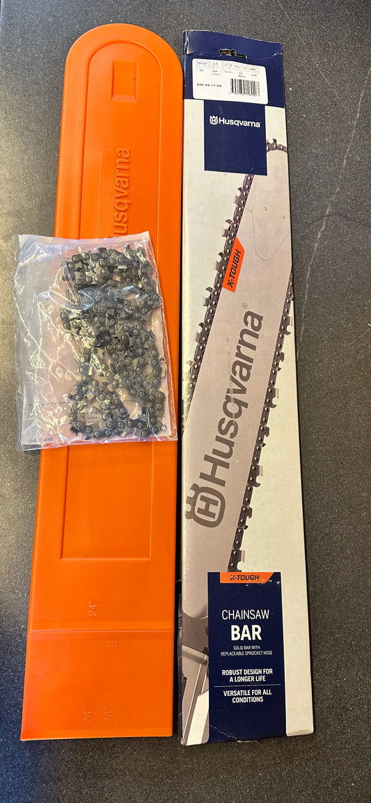 Husqvarna 24” bar and chain combo